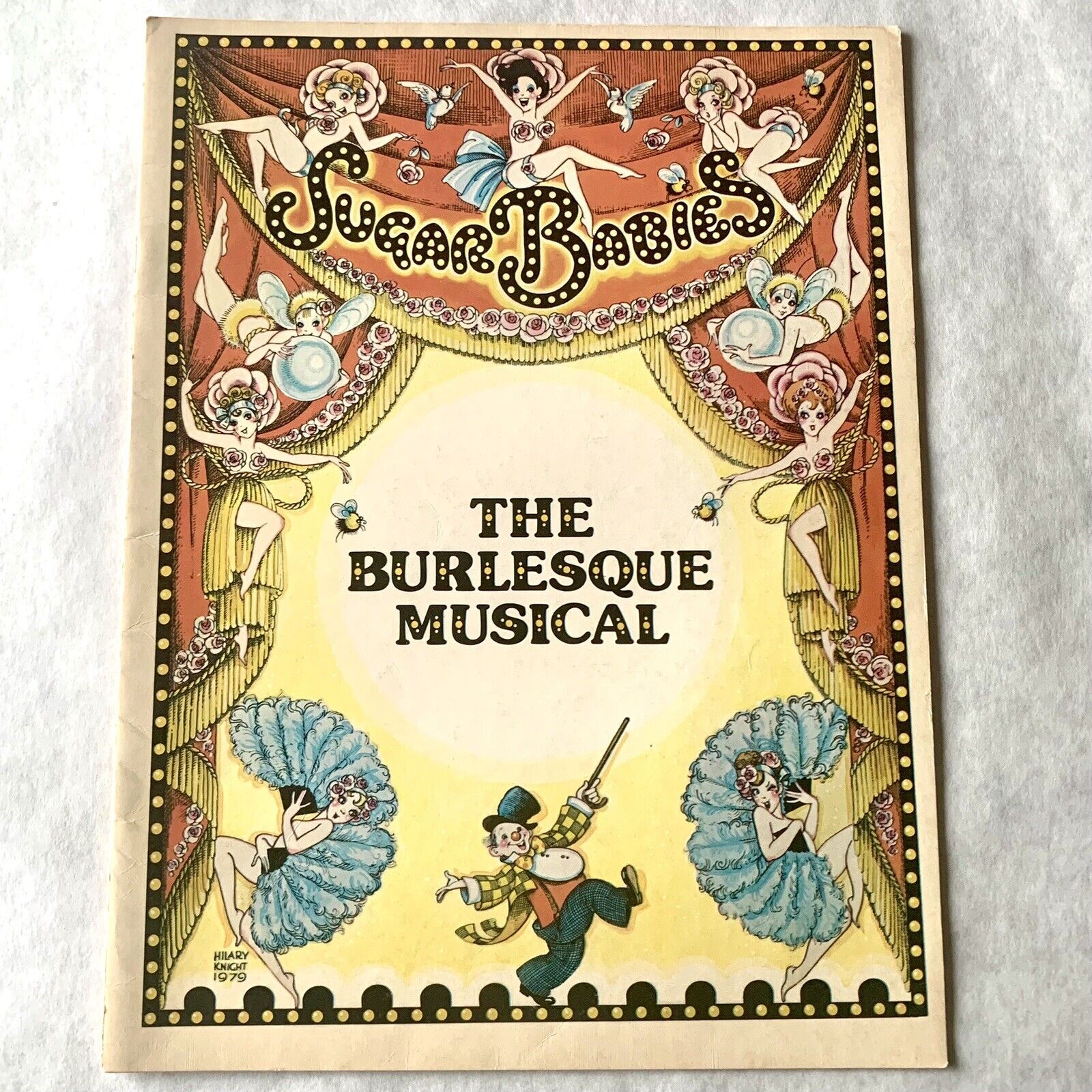 Vintage Sugar Babies The Burlesque Musical Mickey Rooney Ann Miller Program