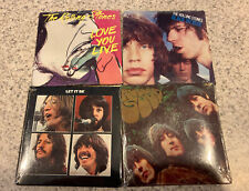 Lot Of 4 Vintage Miniature Record Albums - Beatles & Rolling Stones Unopened New picture