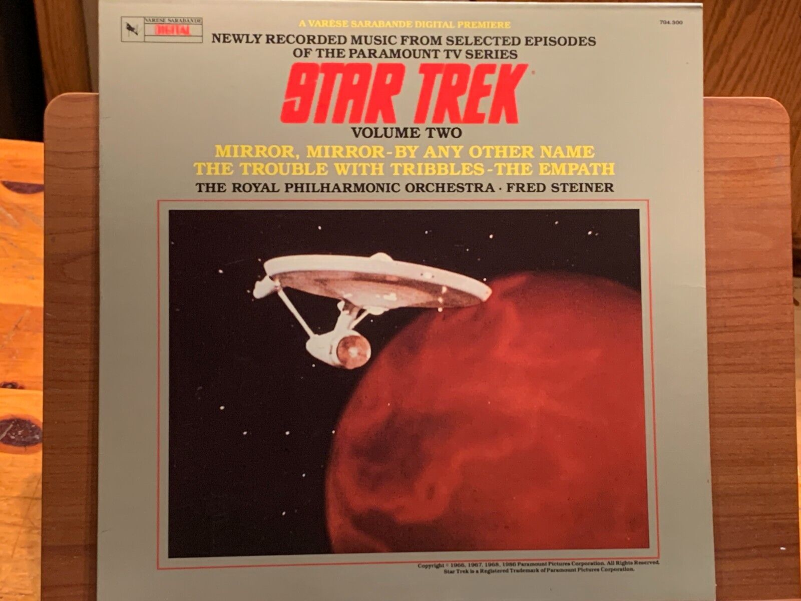 Star Trek Volume Two: Vintage Vinyl LP Music From Selected Episodes RARE HTF