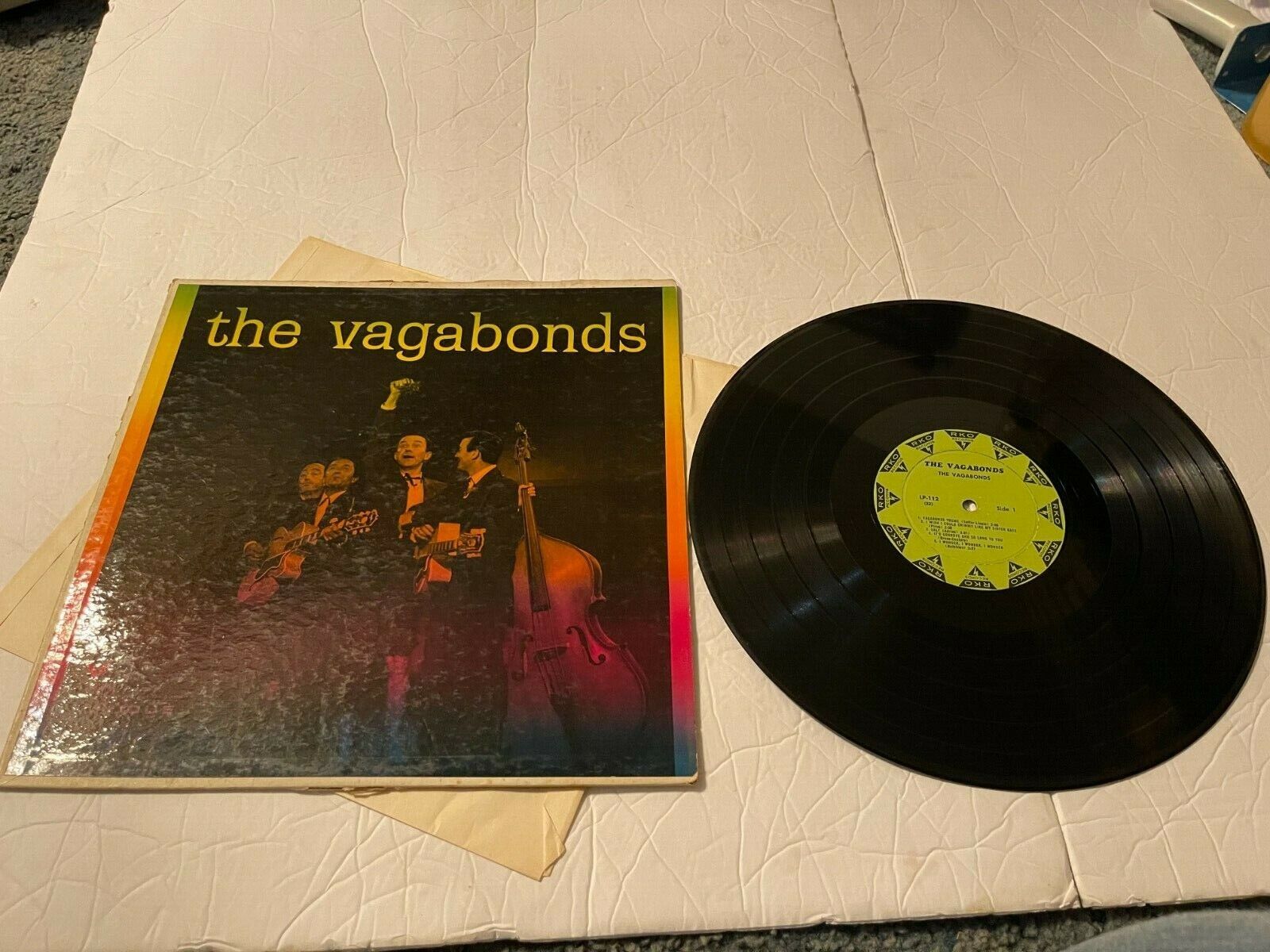THE VAGABONDS - VINTAGE 1950s UNIQUE RECORDS COMEDY LP - LP-112
