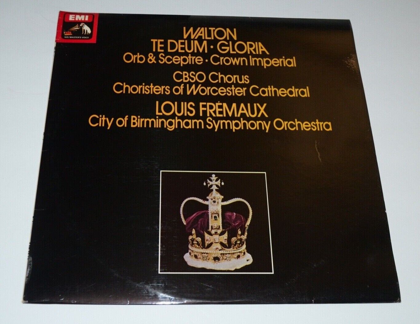 Walton~Te Deum~Gloria~CBSO Chorus~Louis Fremaux~Worcester Cathedral~UK IMPORT