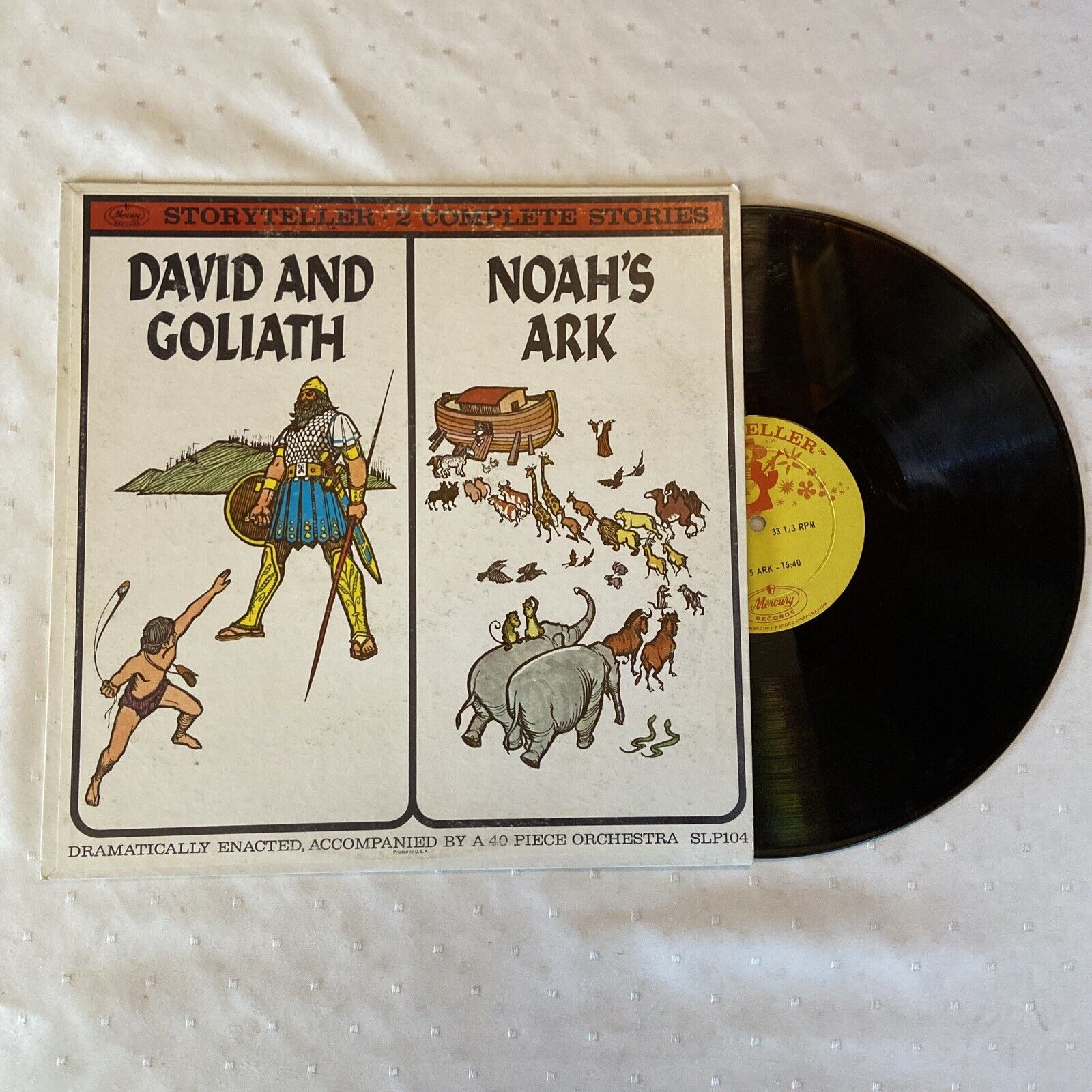 Mercury Records Story Teller #2 David & Goliath plus Noah\'s Ark