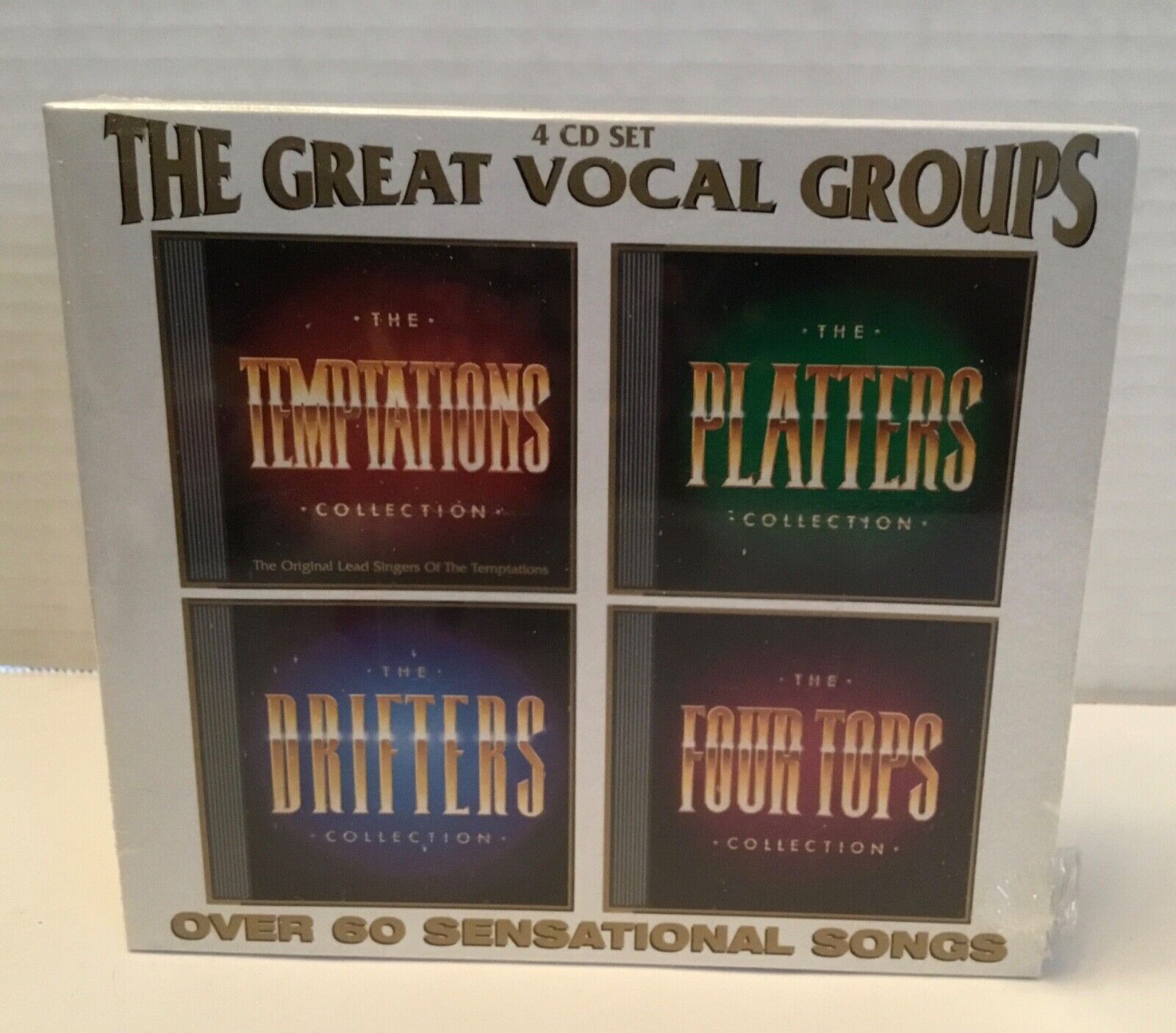 The Great Vocal Groups: 4-Disc Set (CD 1999 Prism Leisure) Brand New Sealed