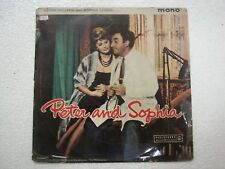 PETER SELLERS & SOPHIA LOREN  PETER AND SOPHIA parlophone RARE LP  INDIA ex picture