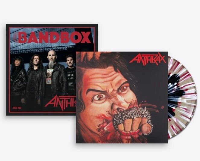 Anthrax Fistful Of Metal Exclusive Gold Black And Red Splatter Vinyl LP