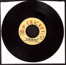 CRICKETONE CHORUS & ORCH. THE SNOWFLAKE SONG/ALL I WANT FOR.. VINYL 45 VG 41-62 picture