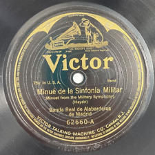 Minuet Military Banda Real de Alabarderos Madrid, 10” Record Victor Black Label picture