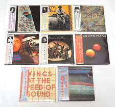 Paul McCartney & Wings Mini LP CD 8 Titles Set Promo Replica Retro Obi Japan picture