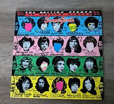 Vintage Rolling Stones Some Girls Vinyl Record LP 1st Press Die Cut Faces VG+ EX picture