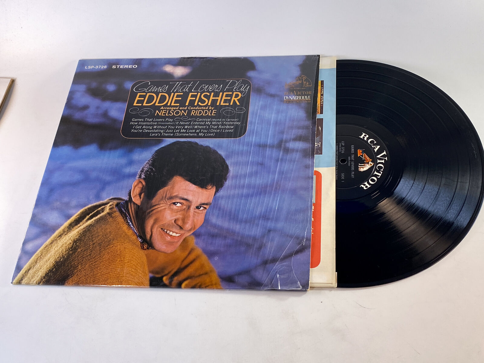 Eddie Fisher-Games That Lovers Play-1966-Vintage Vinyl Record EX/EX