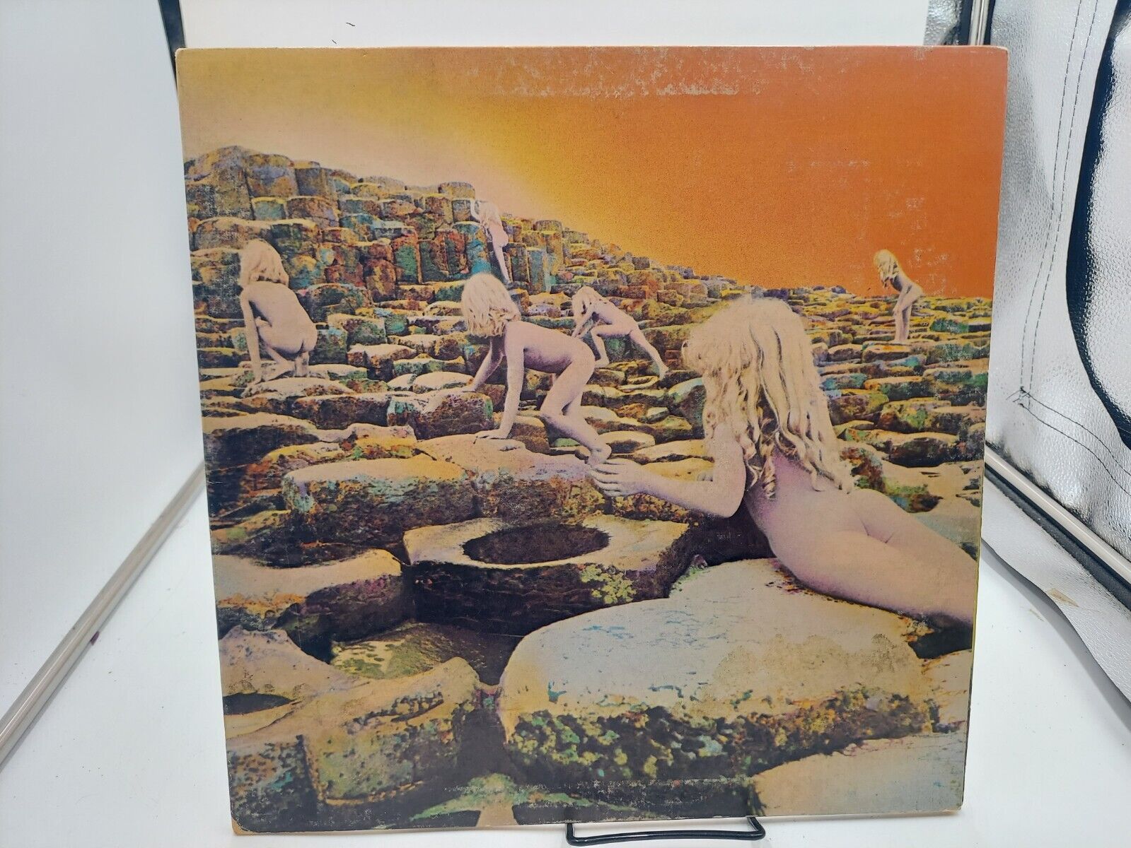 Led Zeppelin Houses of the Holy LP Record 1973 Masterdisk RL Ultrasonic VG+