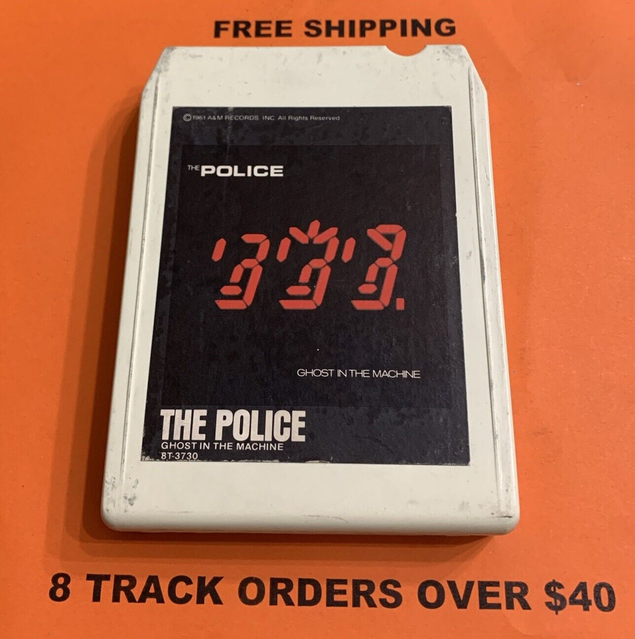 The Police Ghost In The Machine 8 track tape tested / Serviced