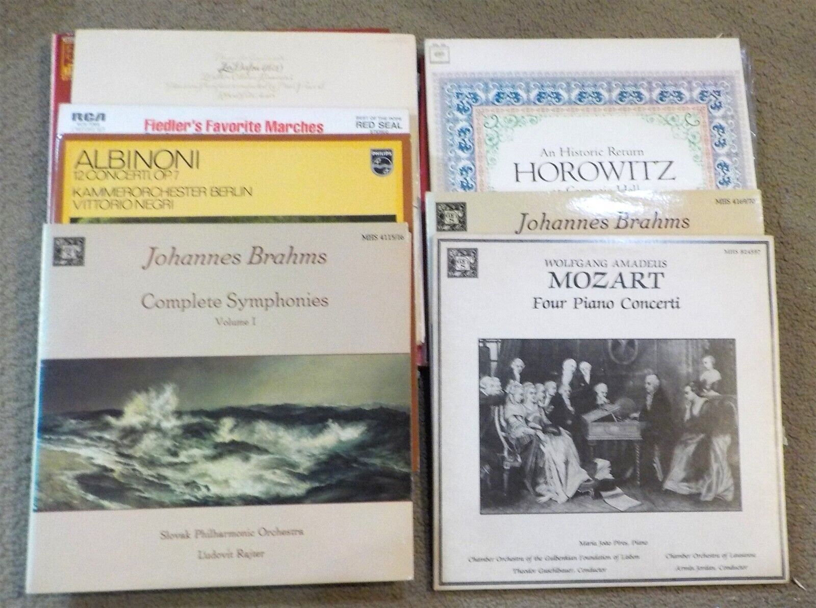 Lot of 50 Random Classical Record LPS Philips, London, RCA, Columbia, HMV, DGG 