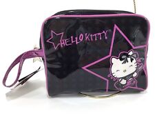 Sanrio Hello Kitty Hot Topic 2003 Vintage Gothic Rockstar Guitar Makeup Case Bag picture