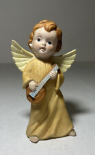 Ceramic HOMCO Angel Playing Guitar #5400 Figurine 6