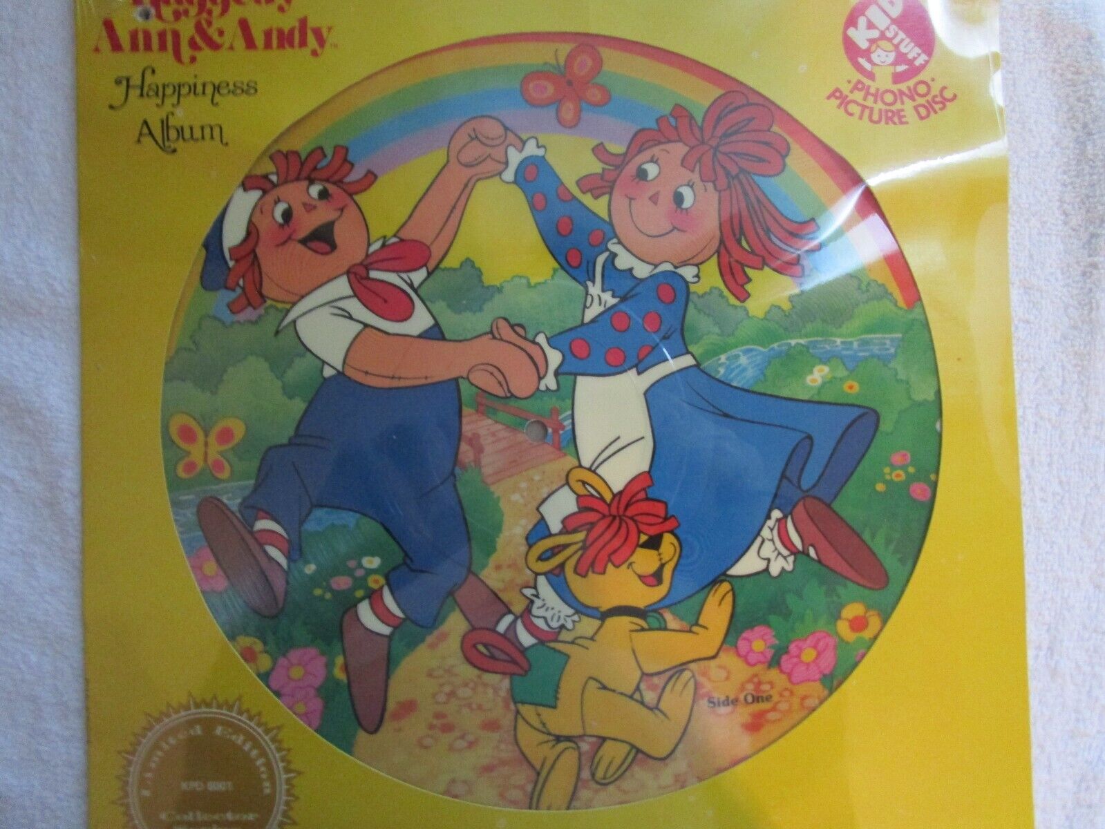Raggedy Ann & Andy: Happiness Album 1981 Picture Disc LP --FREE SHIPPING