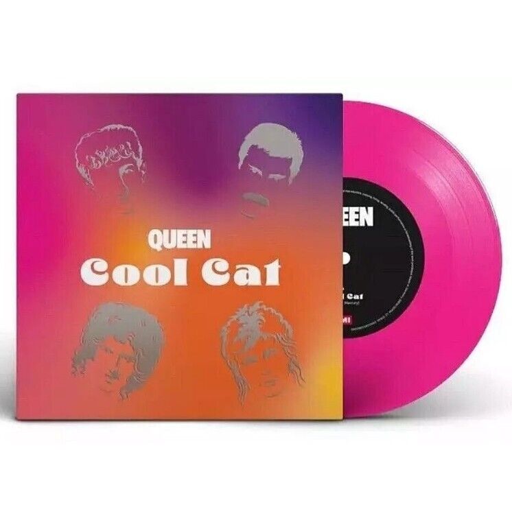 QUEEN - Cool Cat RSD 2024 Pink Colored 7'' Vinyl Single Freddie Mercury Record