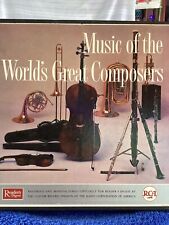 Vintage 1959 RCA Readers Digest, Music Of The World’s Greatest Composers. picture