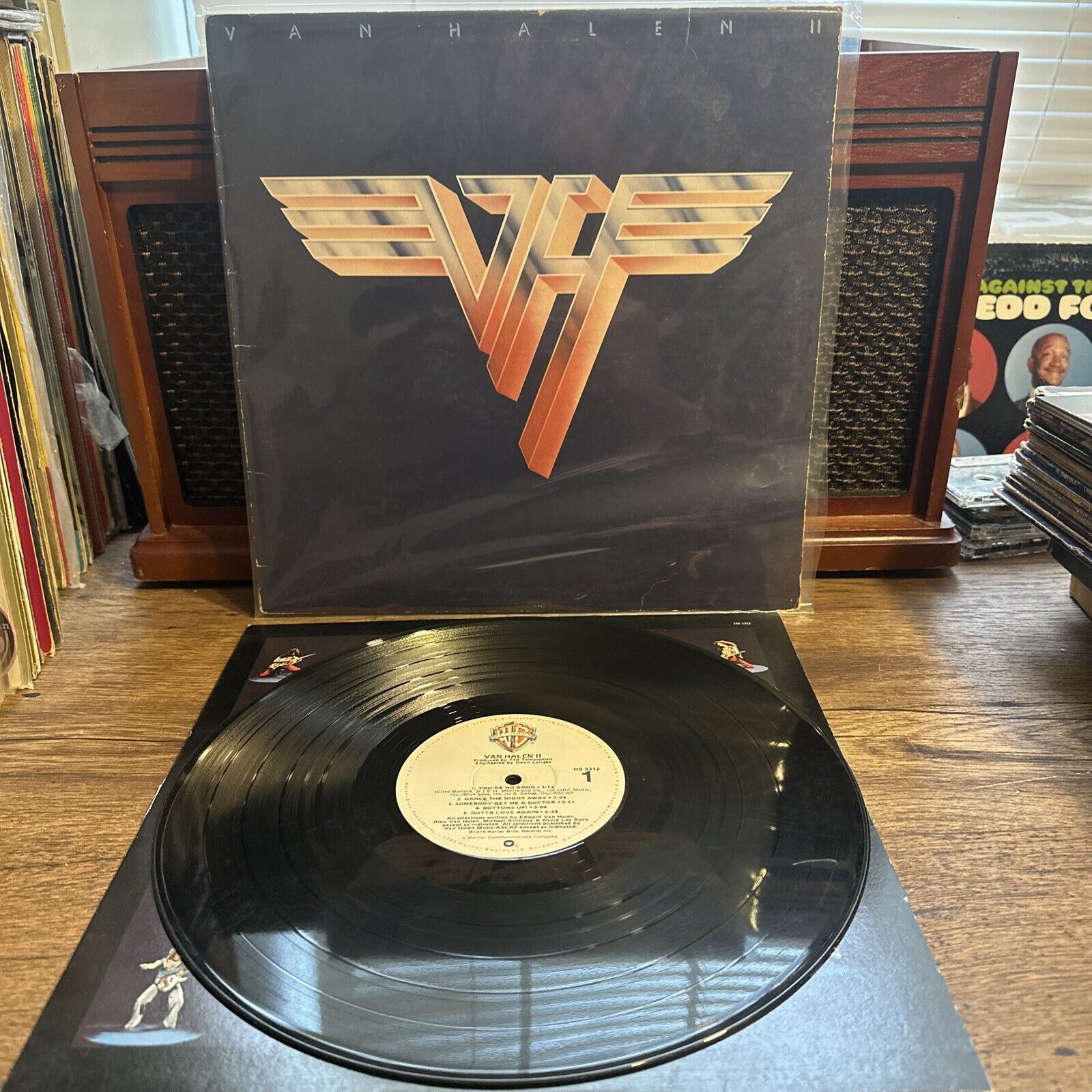 VINTAGE VAN HALEN II Album RECORD Vinyl 1ST PRESSING Lp OG HS 3312