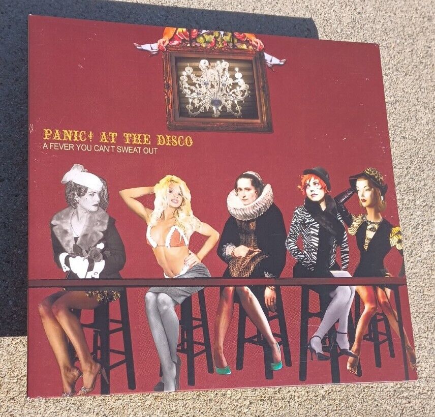 PANIC AT THE DISCO Vinyl A Fever You Can't Sweat Out With Poster 2006 Issue