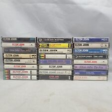 Elton John 24 Cassette Tape LOT Untested picture