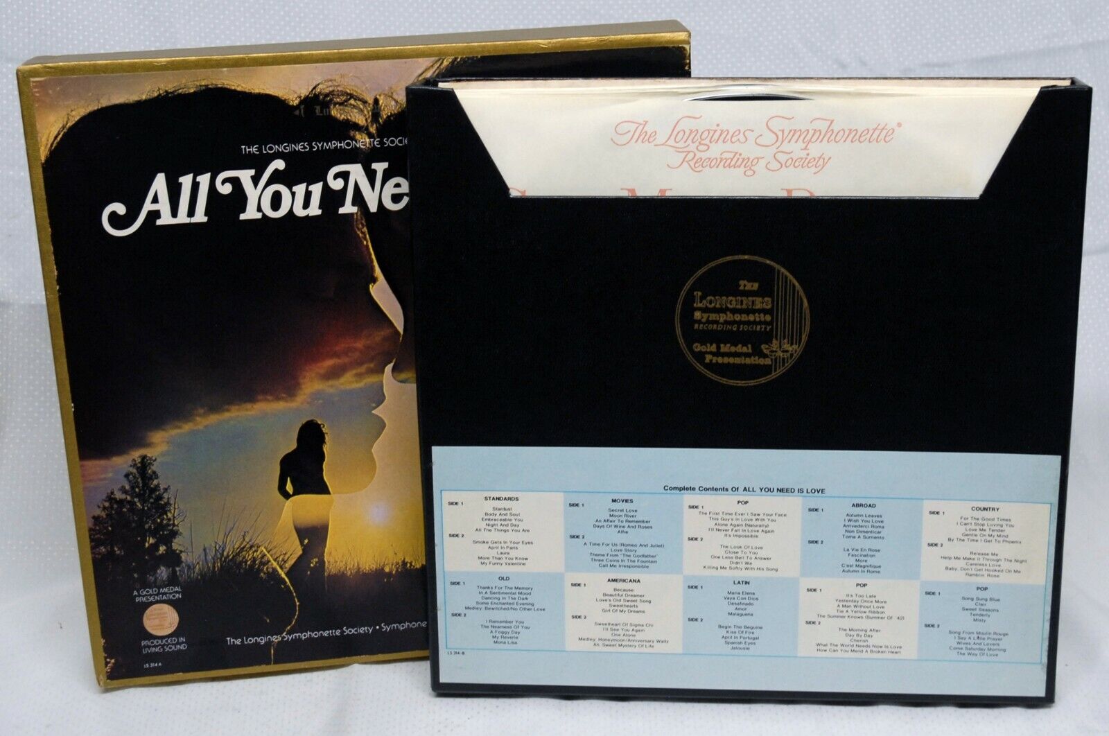 VINTAGE LP SET (10) Longines Symphonette All you need is Love ED319