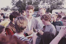 Graham 'Suggs' McPherson of Ska band Madness meets fans circa 1981 OLD PHOTO picture