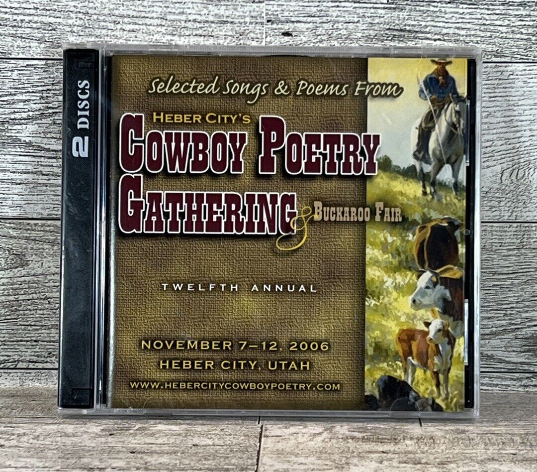 Herber City’s 12th Annual Cowboy Poetry Gathering (2 CD Set) Songs & Poems NEW