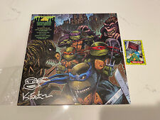 Teenage Mutant Ninja Turtes Secret of The Ooze LP Signed by Kevin Eastman picture