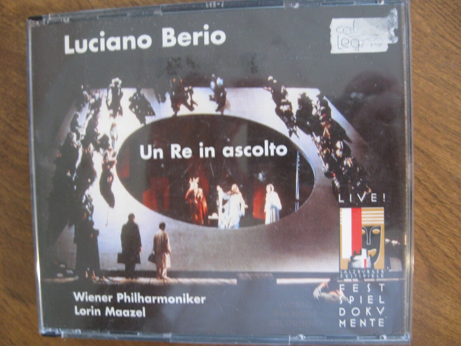 Luciano Berio CD  Un Re in Ascolto Import Wiener Philharmoniker - Lorin Maazel