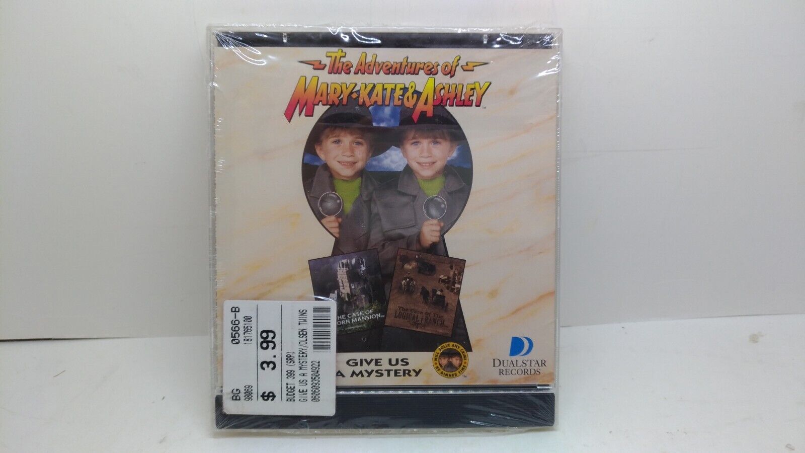 The Adventures of Mary Kate and Ashley Olsen - Give Us a Mystery (CD, Dualstar)
