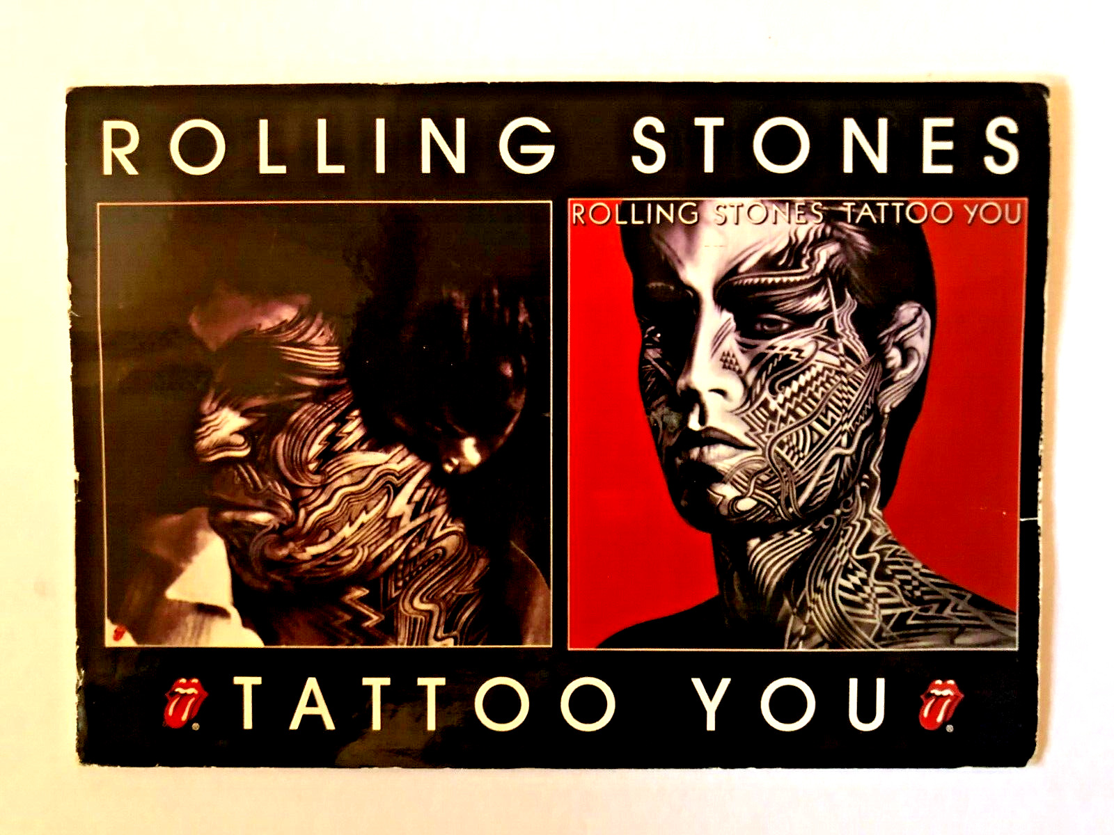 Rolling Stones Tattoo You postcard 2003 used Mick Jagger Keith Richards FREEship