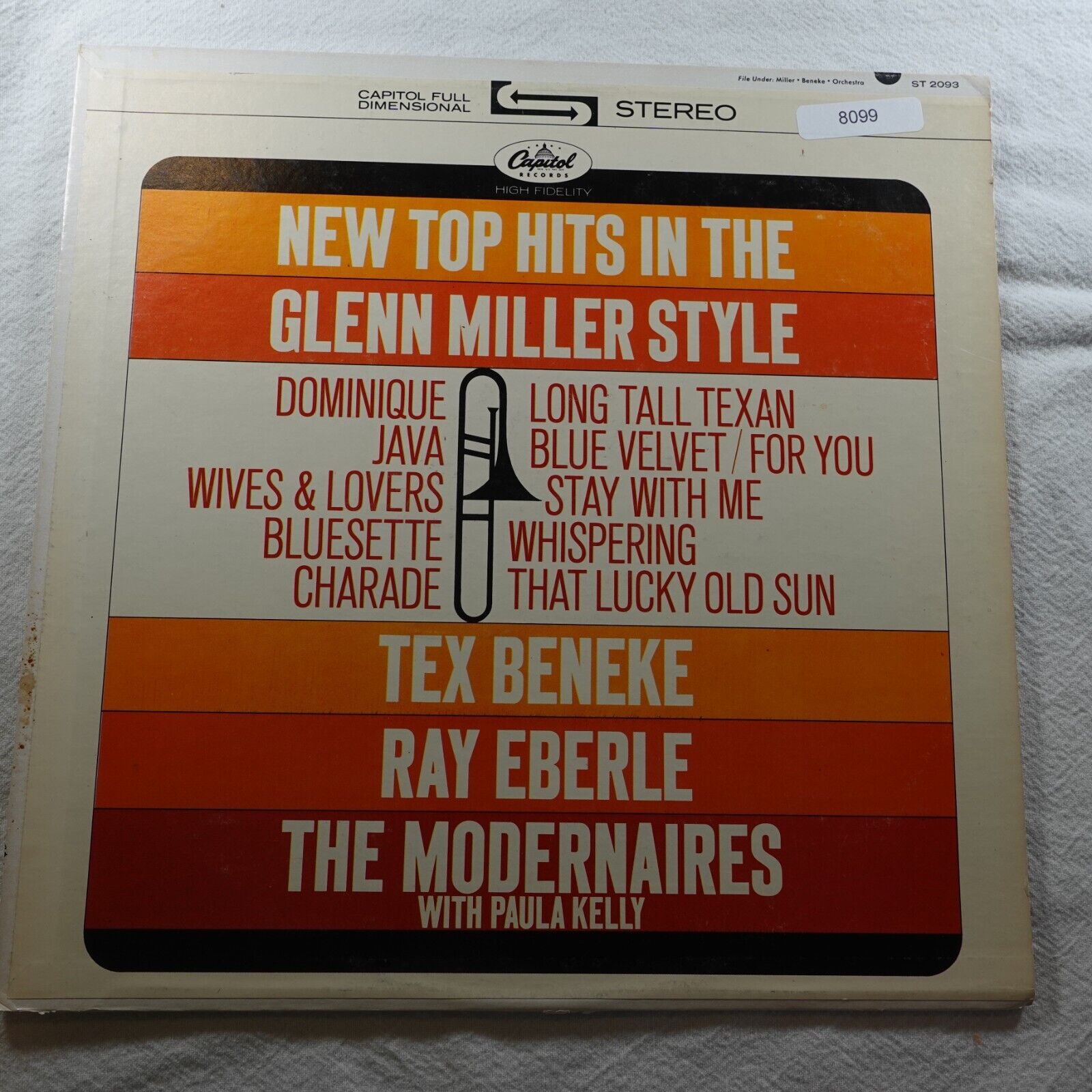 Various Artists New Top Hits In The Glenn Miller Style   Record Album Vinyl LP