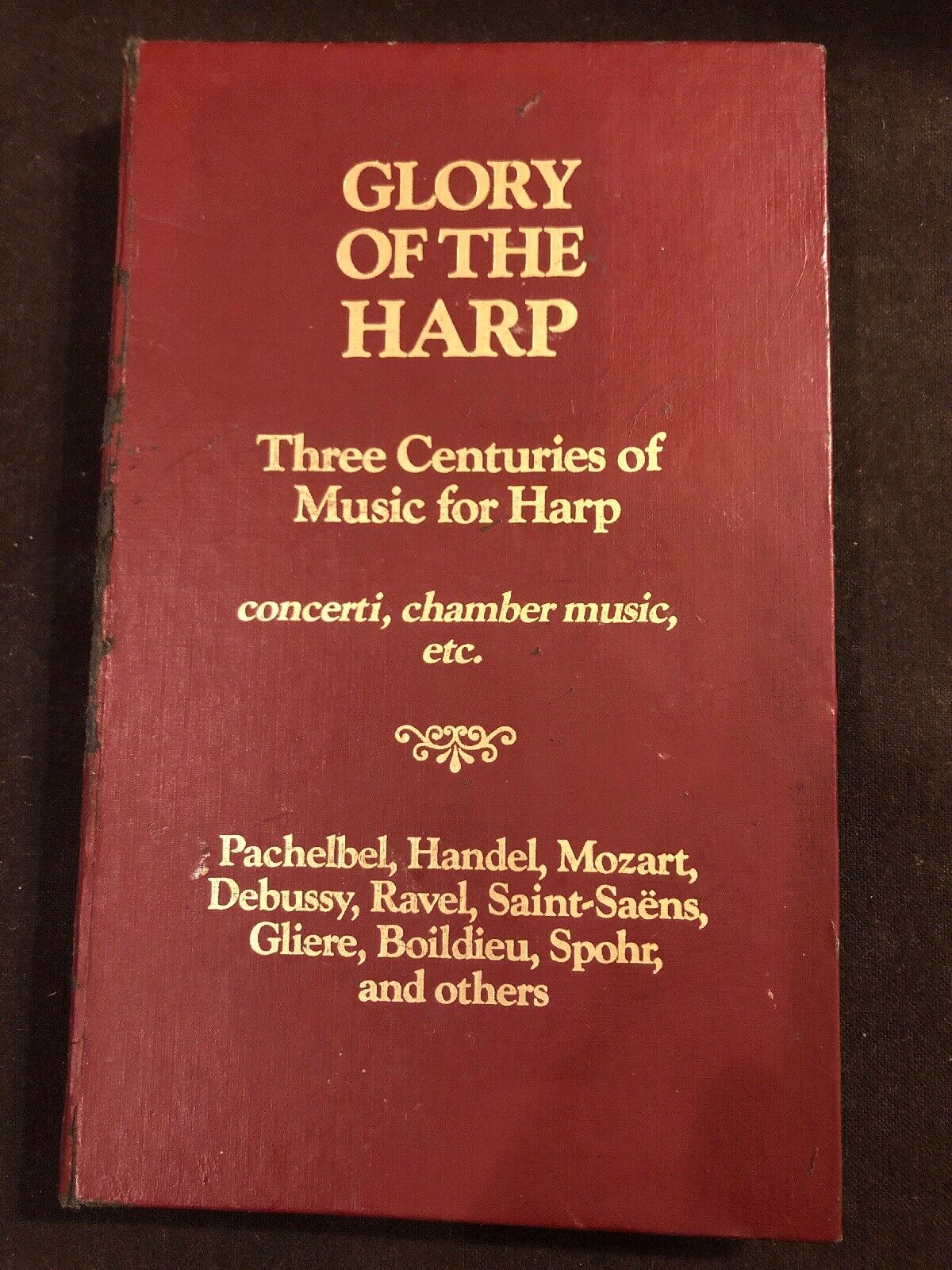Vintage Glory Of The Harp Music Cassette Tapes Complete Set Collectible Music