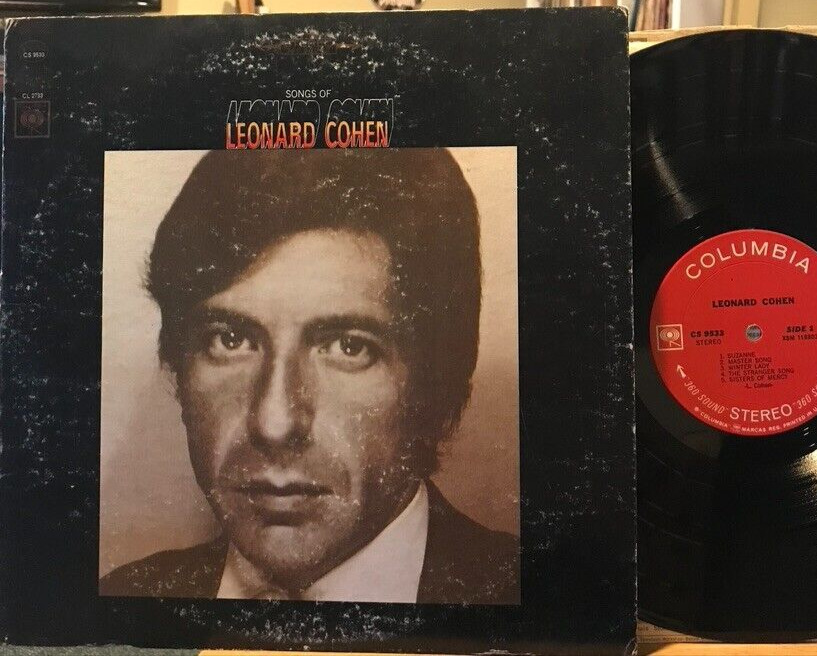 Songs of Leonard Cohen Vinyl LP Columbia CS 9533 + OG Insert Sisters of Mercy