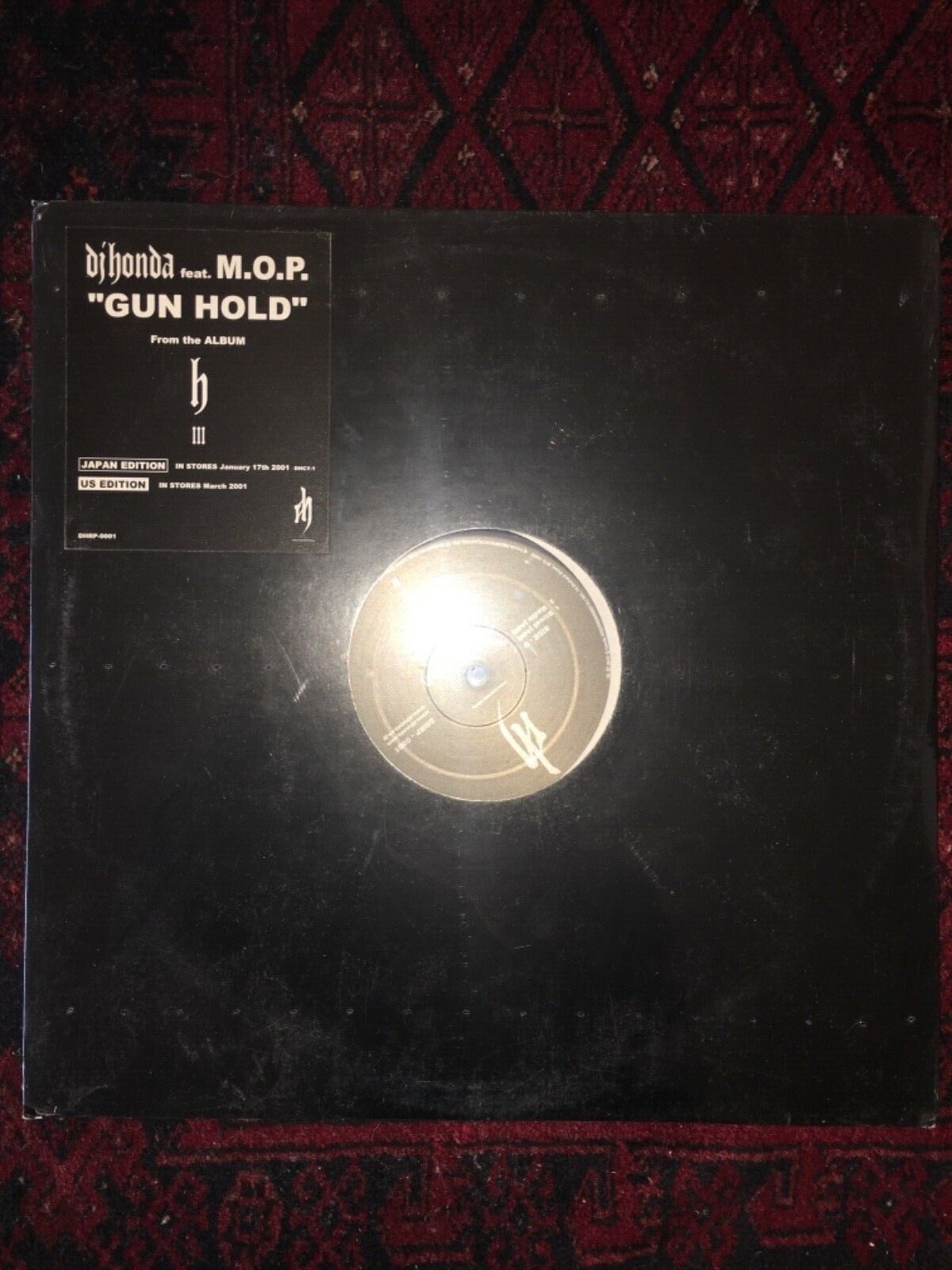 DJ Honda ‎Gun Hold DJ Honda Recordings  DHRP0001 Vinyl 12\