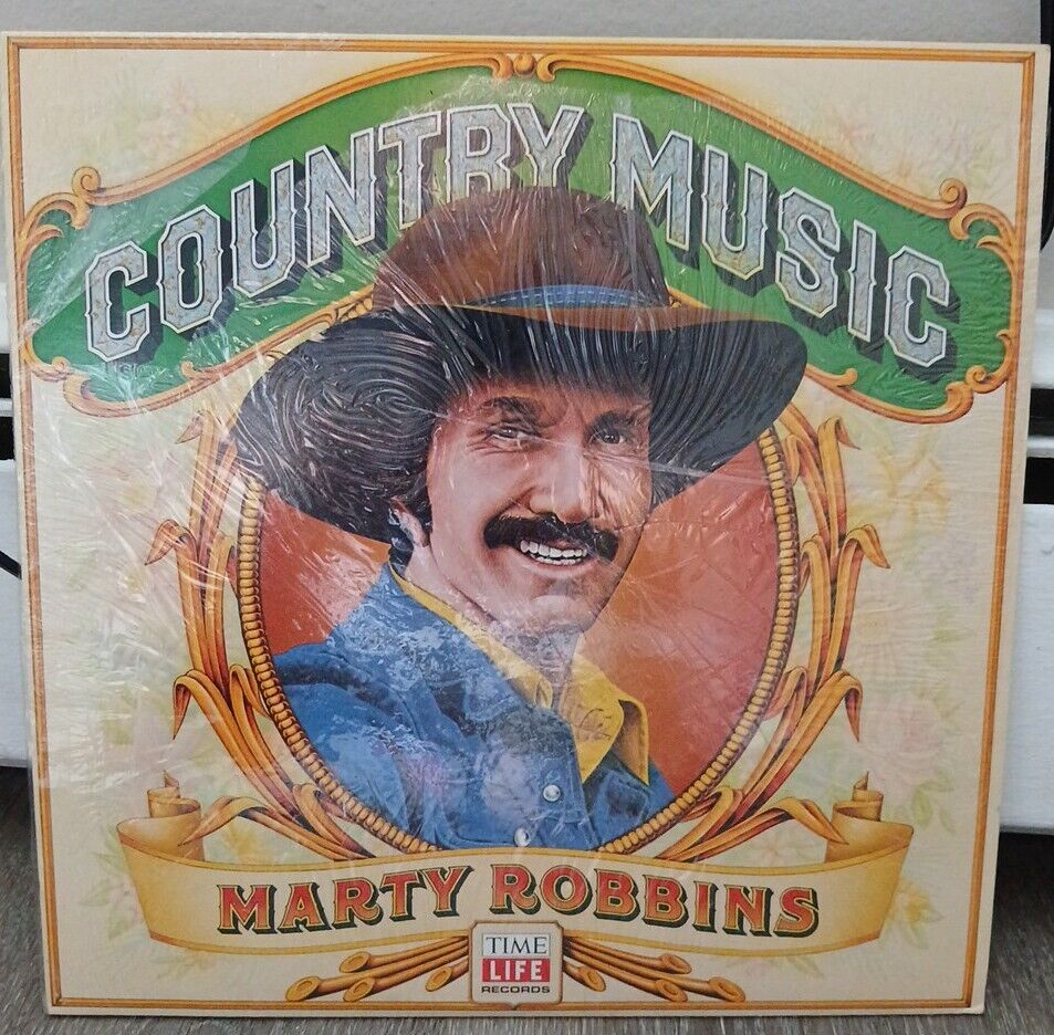 Marty Robbins, AUTOGRAPHED, Country Music, Time Life Album, SIGNED, LP NEAR MINT