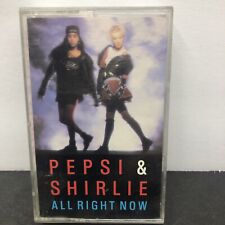 PEPSI & SHIRLIE ALL RIGHT NOW 1988 VINTAGE CASSETTE TAPE USED picture
