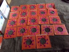 Fabulous Lot Of 22 Vintage Mercury 45 RPM Record Sleeves - Orange - Must See picture