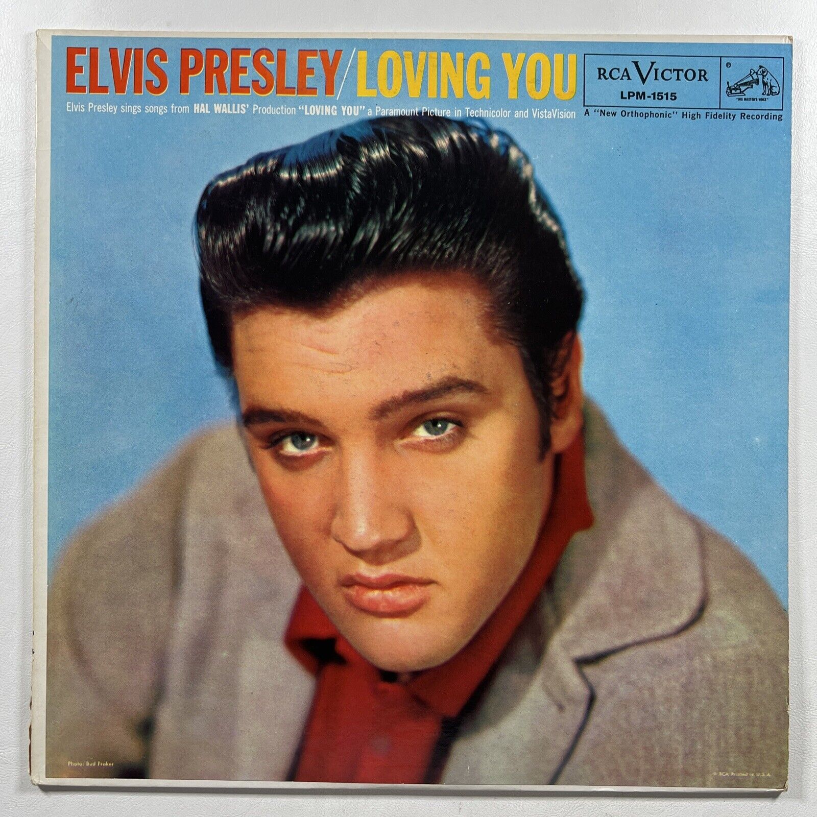 Elvis Presley “Loving You” LP/RCA Victor LPM-1515 (EX) 1957 Mono
