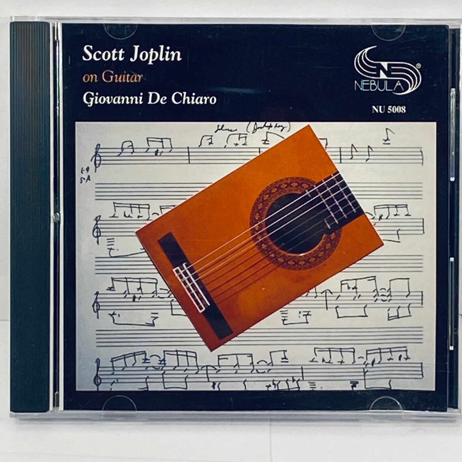 GIOVANNI DE CHIARO - SCOTT JOPLIN ON GUITAR -    1990 NUBULA RECORDS - CD