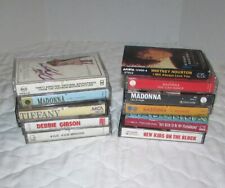 Vintage 1980's 90's 11 Cassette Tape Lot Dirty Dancing Madonna Whitney Houston + picture