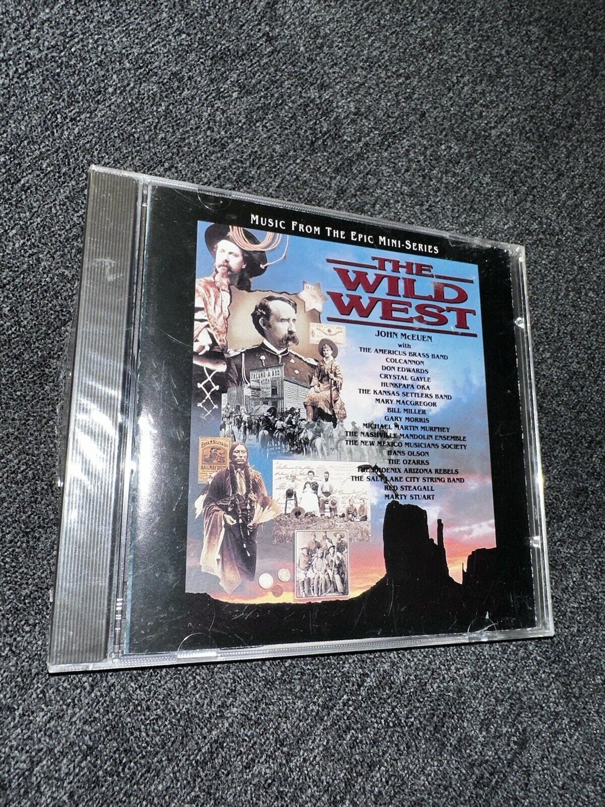 The Wild West Epic Mini-Series Soundtrack CD John McEuen 1993 45 song