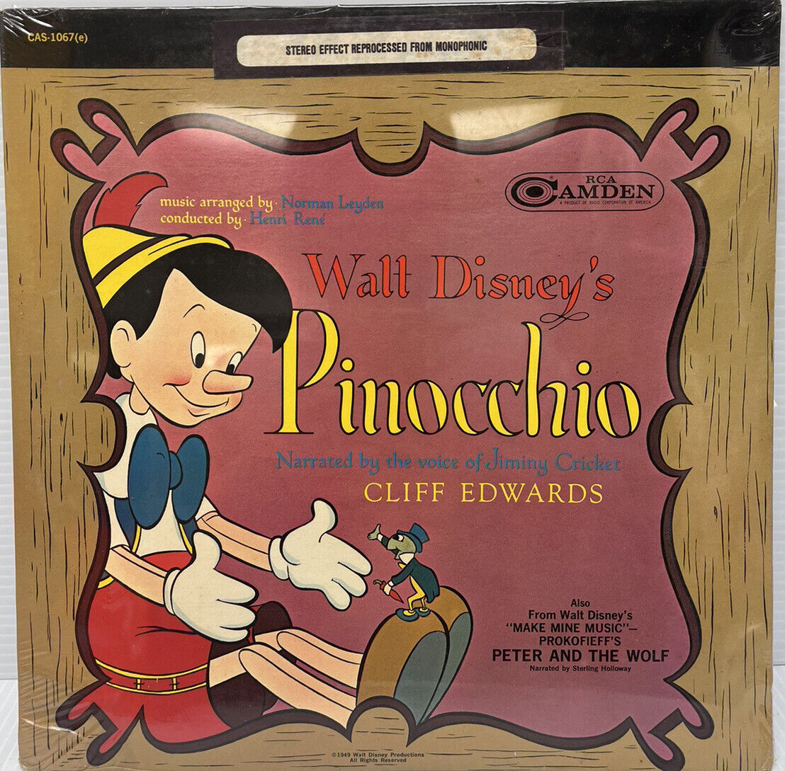 Walt Disney's Pinocchio NEW, SEALED RARE 1949