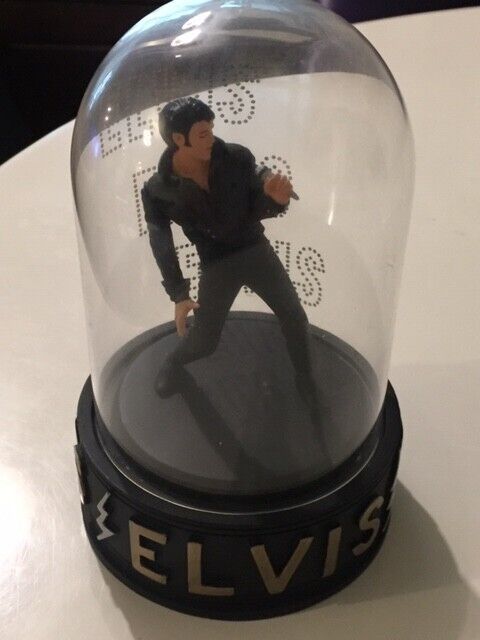 V.RARE: Elvis The King Glass Dome Ornament *BRAND NEW BOXED*