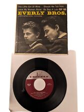 The Everly Brothers This Little Girl Of Mine Board/Be bop alula 45 Rpm Cadence picture