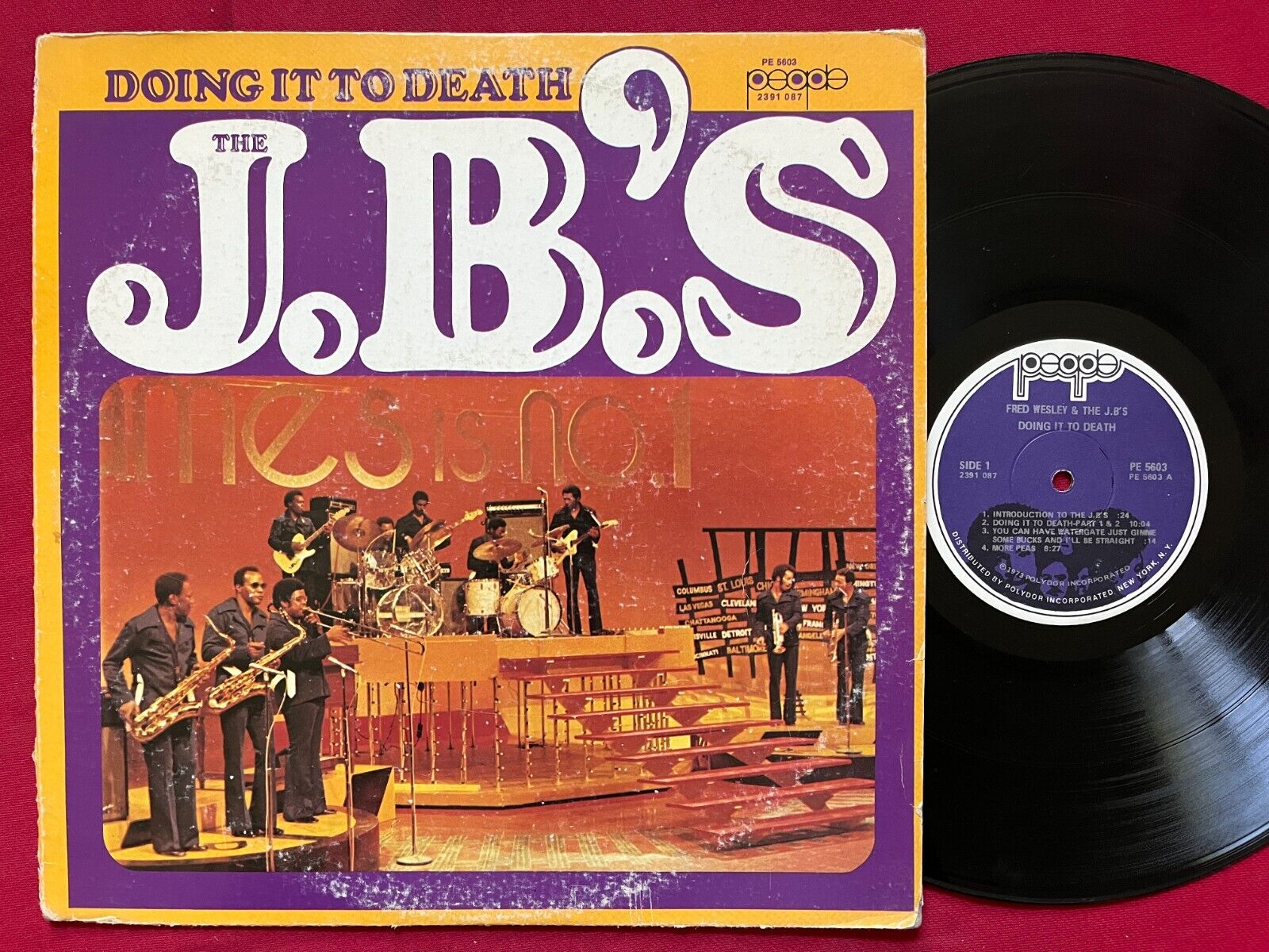 FRED WESLEY & THE J.B.'S - DOING IT TO DEATH LP (1973) ORIG PRESS FUNK BREAKS