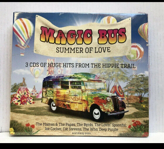 Magic Bus - Summer of Love  Hippie Trail CD Byrds/The Who/Jo Cocker/America. NEW