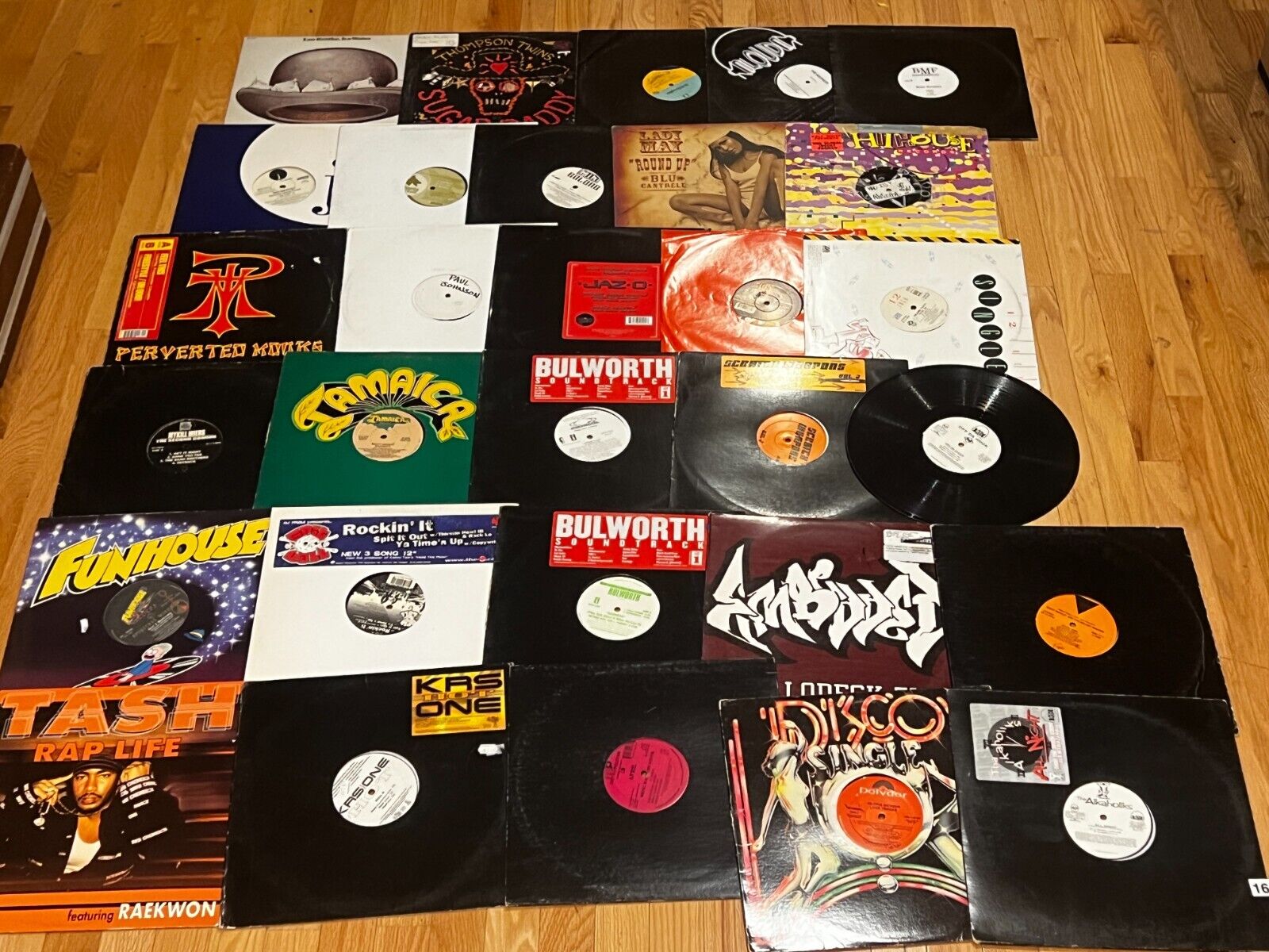 VTG 1980’s 1990’s DJ Hip Hop Rap Electronic Jungle Techno Vinyl Mixed Lot Of 30