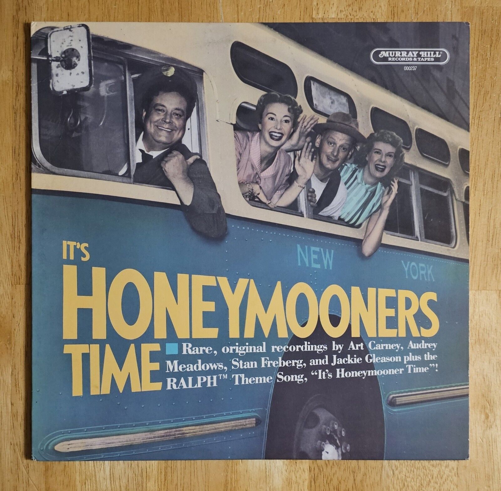 The Honeymooners  It\'s Honeymooners Time  Vintage Vinyl LP Record VG+  RARE